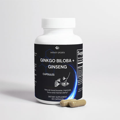 Ginkgo Biloba + Ginseng: Nature’s Power Duo (60 Capsules)