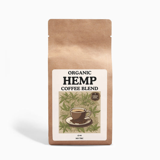 Organic Hemp Coffee Blend - Medium Roast 4oz: A Fusion of Flavor and Wellness
