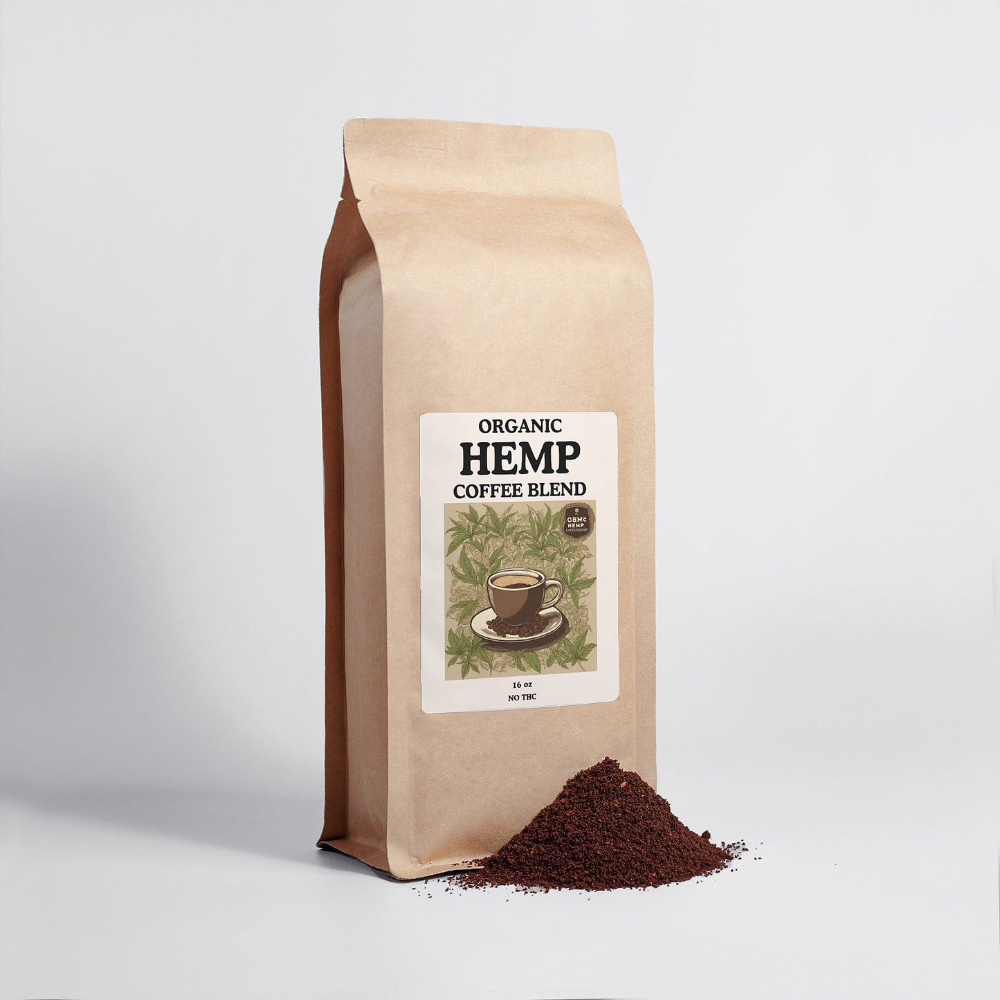 Organic Hemp Coffee Blend - Medium Roast 16oz: Where Wellness Meets Indulgence