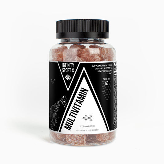 Multivitamin Bear Gummies for Adults - Strawberry Flavor