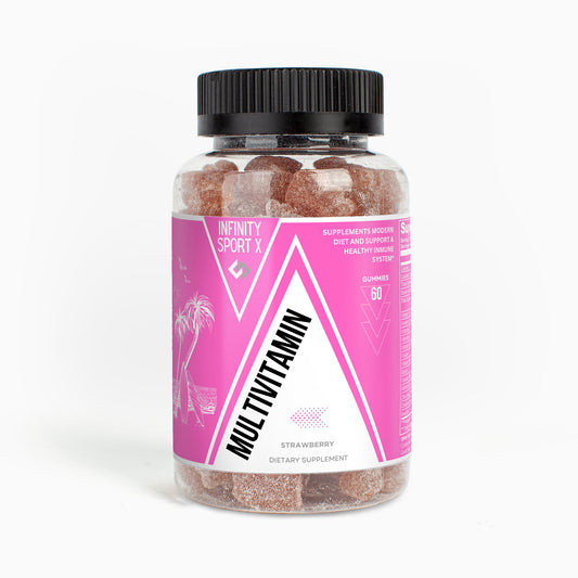 Multivitamin Bear Gummies for Adults - Strawberry Flavor