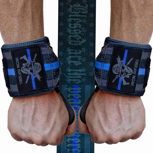 Wrist Wraps for Weightlifting - 18" & 24" Heavy Duty Wrist Support for Working Out, Gym Accessories for Men - Use for Lifting, Crossfit, Fitness, Exercise, Bench Press, Powerlifting